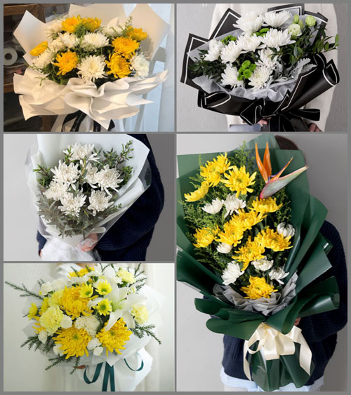 河北衡水深州市前磨头镇祝家斜庄村白事花束代送
